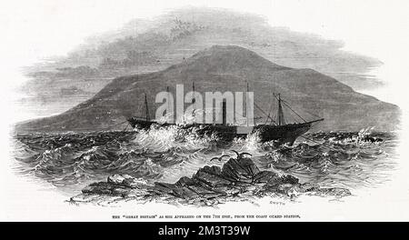 SS Great Britain - Aground 1846 Stock Photo