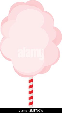 Pink cotton candy icon, cartoon style Stock Vector Image & Art - Alamy