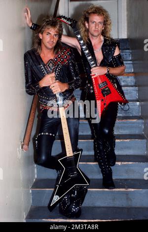 K. K. Downing of Judas Priest 1988. San Francisco, California Credit ...