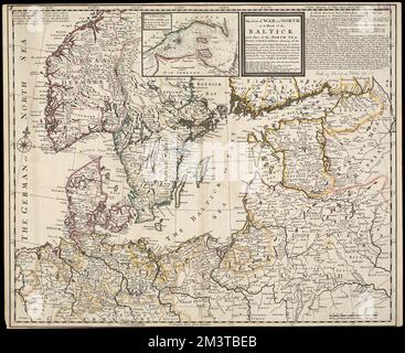 18th century Map of the North Sea, Atlantic Ocean, Scandinavia and ...