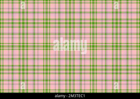 Pattern texture plaid. Textile check seamless. Vector background fabric tartan in light and pastel colors. Stock Vector