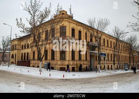 Kars,Turkey - 26 January 2017 : An example of historical baltic architecture found in Kars, one of the eastern provinces of Turkey,  Stock Photo