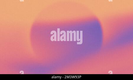 Purple orange grainy gradient abstract poster, noise texture colored background, copy space Stock Photo