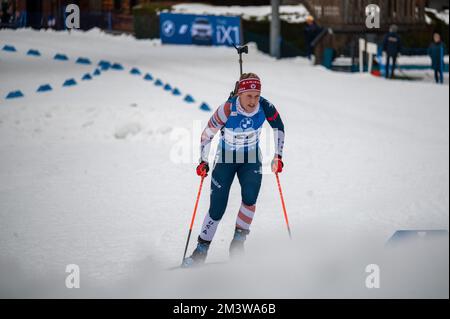 DICKINSON Kelsey Joan during the BMW IBU World Cup 2022, Annecy - Le