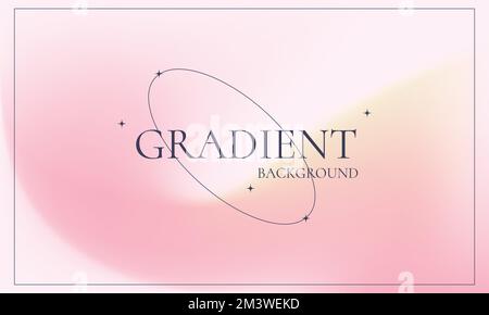 Minimalistic holographic gradient background. Trendy soft gradient in pastel colors. elegant soft blur texture, colorful mesh gradient background Stock Vector