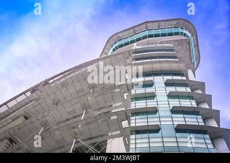 National Library, Singapore.  It is the flagship building of the National Library Board, it include Lee Kong Chian Reference Library and the Central P Stock Photo
