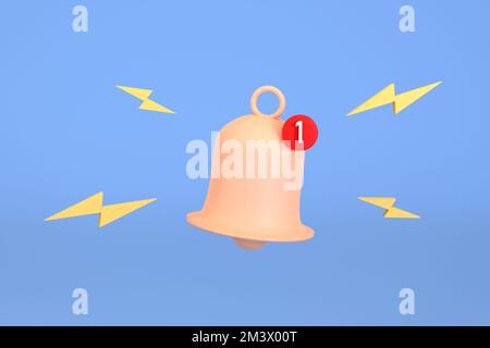 Alert Read Carttons Business and technology cartoon illustration of an alert robot Stock ...