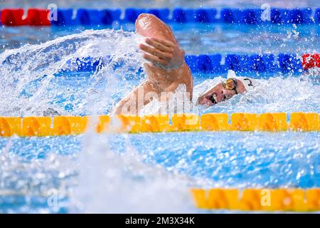 Melbourne, Australia. 17th Dec, 2022. Logan Fontaine of France competes in the 800m Freestyle Men Final during the FINA Swimming Short Course World Championships at the Melbourne Sports and Aquatic Centre in Melbourne, Australia, December 17th, 2022. Photo Giorgio Scala/Deepbluemedia/Insidefoto Credit: Insidefoto di andrea staccioli/Alamy Live News Stock Photo