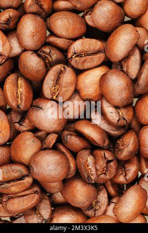 Roasted Coffee Beans Filling the whole Frame - Portrait Orientation ...