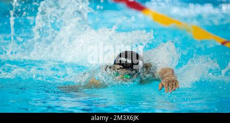 Melbourne, Australia. 17th Dec, 2022. Seto Daiya of Japan competes during the men's 400m medley final at the 16th FINA World Swimming Championships (25m) 2022, in Melbourne, Australia, Dec. 17, 2022. Credit: Hu Jingchen/Xinhua/Alamy Live News Stock Photo