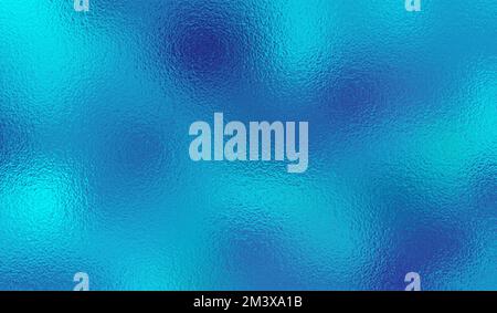 Blue background. Teal texture foil effect. Cyan pattern for design prints, business cards. Marble plate. Glitter cold color surface. Metal mint Stock Vector