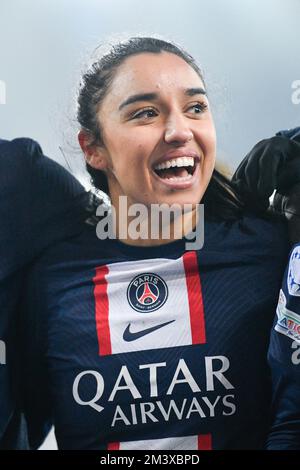 Sakina Karchaoui of PSG celebrates during the UEFA Women's Champions