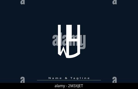 Alphabet letters Initials Monogram logo WY , YW Stock Vector