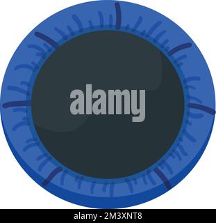Elastic trampoline icon cartoon vector. Fitness jump Stock Vector Image ...
