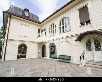 Gustav Klimt's studio now a museum, Klimt Villa, Vienna, Austria Stock Photo