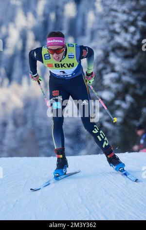 Davos, Schweiz, 17. Dezember 2022. Sofie Krehl beim Sprint Rennen am FIS Langlauf Weltcup Davos Nordic 2022 in Davos. Stock Photo