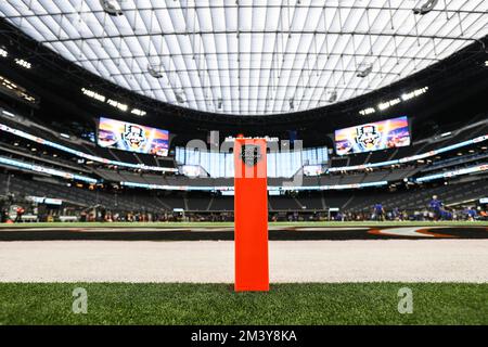 Las Vegas, NV, USA. 17th Dec, 2022. An interior view of a pylon prior to the start of the SRS Distribution Las Vegas Bowl featuring the Florida Gators and the Oregon State Beavers at Allegiant Stadium in Las Vegas, NV. Christopher Trim/CSM/Alamy Live News Stock Photo