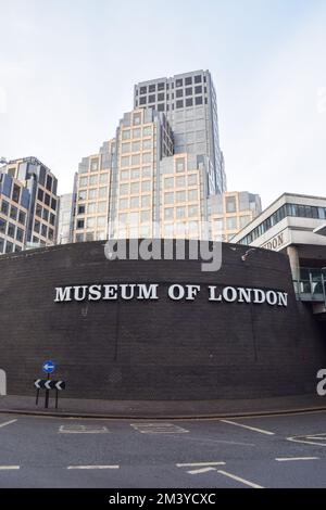 London UK. 17th December 2022. Exterior view of the Museum Of