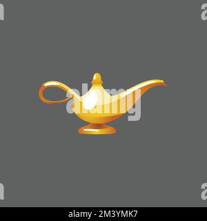 Lamp Icon. Antique Concept, Cartoon of Sickle Vector Icon for Web Design Isolated on White Background - Vector. Vector illustration Stock Vector