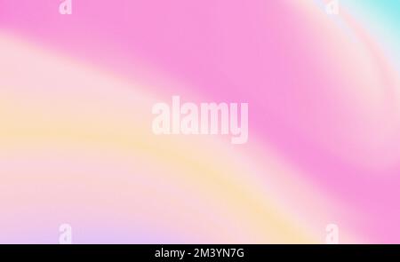 Pastel gradient background, pink yellow blue grainy texture effect banner design Stock Photo