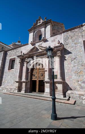 Catedral, Basilica de Nuestra senora de la Asuncion, La Patria Oriente square, Aguascalientes, Mexico Stock Photo