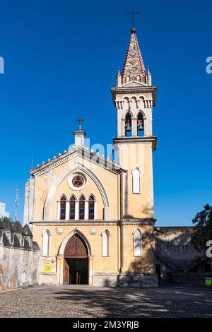 Cathedral of Cuernavaca, Unesco site Earliest 16th-century monasteries on the slopes of Popocatepetl, Mexico Stock Photo