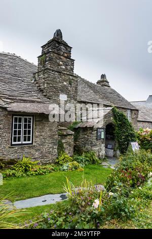 Old post office, Tintagel, Cornwall, England, United Kingdom Stock Photo