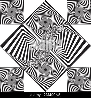BLACK ON TRANSPARENT DIAMOND descending stairs GAME designer cut logo style mode Stock Vector