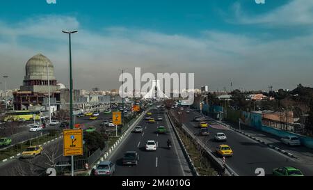 Tehran City Sight and Important Place, IRAN Stock Photo