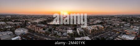 Chula Vista, California, aerial view of city.  Stock Photo