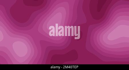 Abstract Luxury red paper cut background, Soft smooth lines curving abstract red paper cut banner. abstract curve line red background. red waves Stock Vector