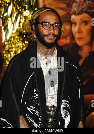 LOS ANGELES, CALIFORNIA - DECEMBER 15: Thundercat attends the Global Premiere Screening of 'Babylon' at Academy Museum of Motion Pictures on December Stock Photo