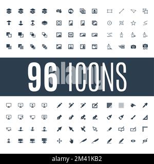 Set line icons in the flat design business, office, and accounting with elements for mobile concepts and web apps. Premium quality pixel perfect arrow Stock Vector