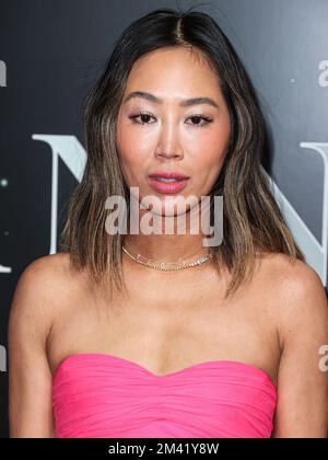 Beverly Hills, United States. 17th Dec, 2022. BEVERLY HILLS, LOS ANGELES, CALIFORNIA, USA - DECEMBER 17: Aimee Song arrives at the 20th Annual Unforgettable Gala Asian American Awards presented by Character Media held at The Beverly Hilton Hotel on December 17, 2022 in Beverly Hills, Los Angeles, California, United States. (Photo by Xavier Collin/Image Press Agency) Credit: Image Press Agency/Alamy Live News Stock Photo