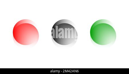 Transparent graphic design element, abstract circles Stock Vector