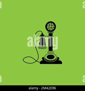 Antique Telephone icon. Antique Concept. - Vector . Vector illustration Stock Vector