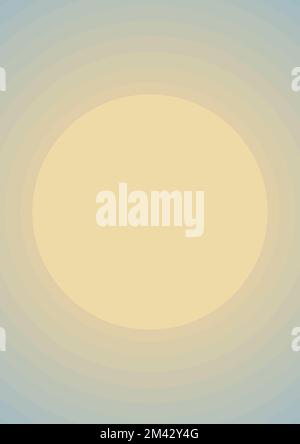 Colorful sun boho minimalist printable wall art. Stock Vector