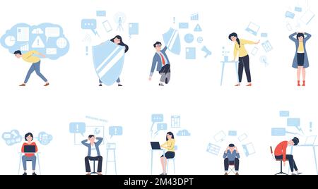 Info flow stress people overload. Info work data and entertainment ...