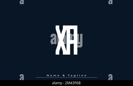 Alphabet letters Initials Monogram logo WA , AW Stock Vector
