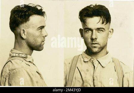 Photograph of Robert C. Brown.  Bureau of Prisons, Inmate case files. Stock Photo