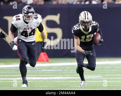 Atlanta Falcons linebacker Troy Andersen is pictured during an NFL football  game against the Seattle Seahawks, Sunday, Sept. 25, 2022, in Seattle. The  Falcons won 27-23. (AP Photo/Stephen Brashear Stock Photo - Alamy