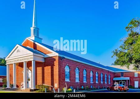 Magnolia Springs Baptist Church is pictured, Dec. 16, 2022, in Theodore, Alabama. The church was founded in 1989. Stock Photo