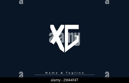 Alphabet letters Initials Monogram logo WG , GW Stock Vector