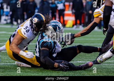 Carolina Panthers Game-Used Football vs. Pittsburgh Steelers on December 18 2022