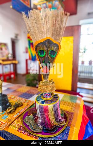 Interior of the Chita Buddhist Temple, Chita, Zabaykalsky Krai, Russia Stock Photo