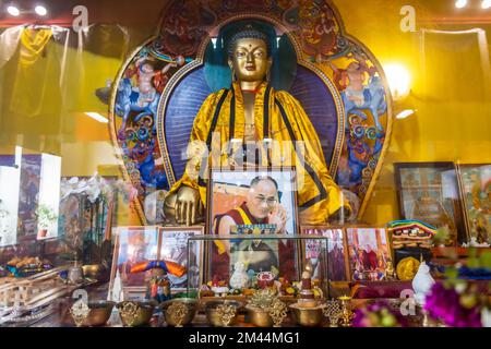 Interior of the Chita Buddhist Temple, Chita, Zabaykalsky Krai, Russia Stock Photo