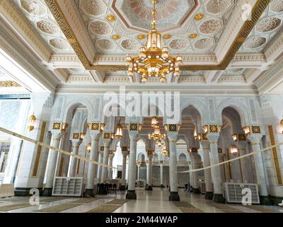 Mecca , Saudi Arabia 12 May 2021 ,  Makkah - Al Haram mosque from inside Stock Photo