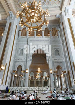 Mecca , Saudi Arabia 12 May 2021 ,  Makkah - Al Haram mosque from inside Stock Photo