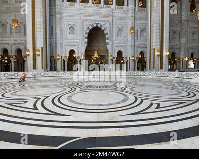 Mecca , Saudi Arabia 12 May 2021 ,  Makkah - Al Haram mosque from inside Stock Photo