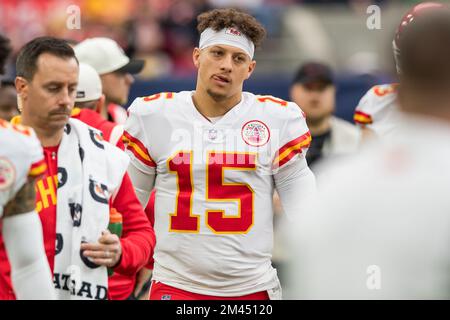 Houston TX USA. 18th Dec 2022. Kansas City Chiefs quarterback